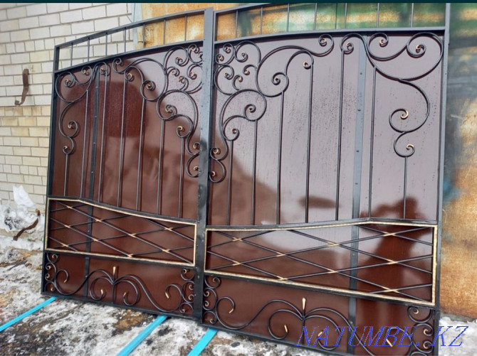 #1Workshop Aktobe/Gate.Gate.Canopy.Railing.Fence.Fence.  - photo 3