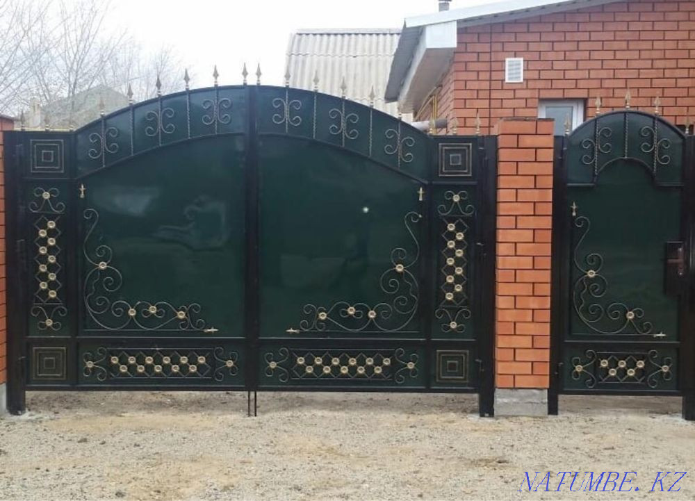 #1Цех Актобе/Ворота.Варота.Навес.Перила.Забор.Завор.какпа.аркы.  - изображение 4