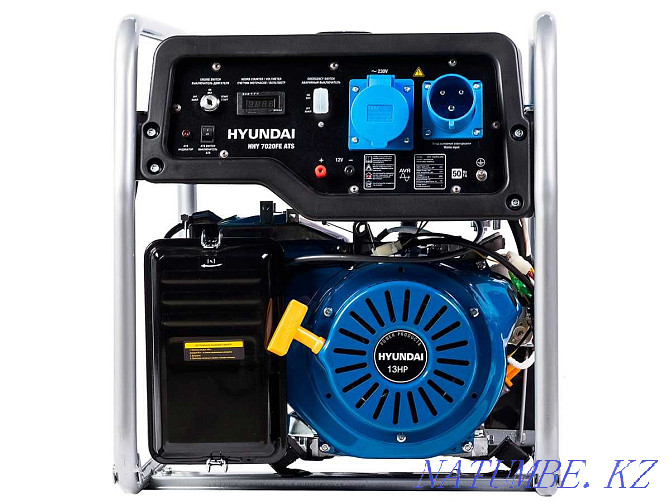 Gasoline generator HYUNDAI HHY 7020FE ATS 5.5 kW with auto start Almaty - photo 2