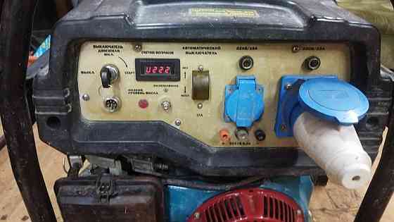 Генератор 8-8/5 кВт бензиновый движок чабанка бензогенератор Almaty