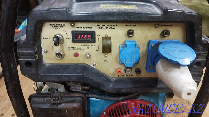 Генератор 8-8/5 кВт бензин қозғалтқышы чабанка газ генераторы  Алматы - изображение 1