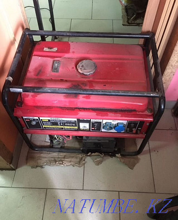 Sell generator 5.5 kW. Electrical part defective. Petropavlovsk - photo 1