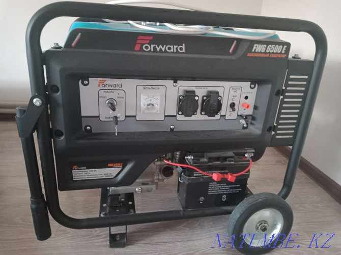 Generator, engine 6.5. kW. Petrol and electric. New  - photo 1