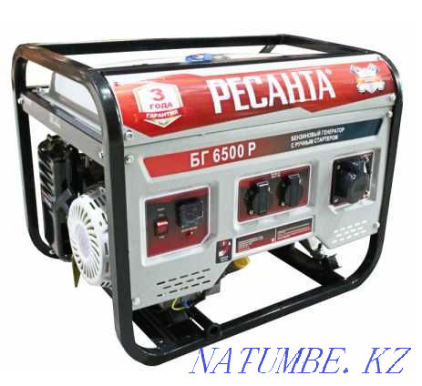 Бензин электр генераторы BG-9500 E Resanta. Бөліп төлеу жоспары  Қарағанды - изображение 5