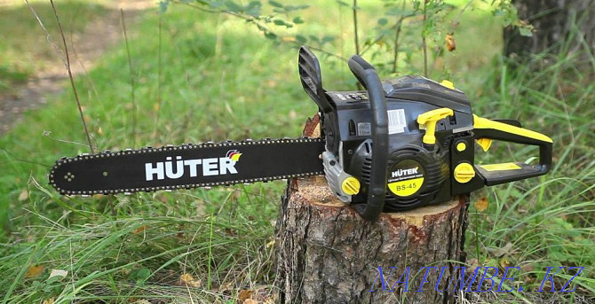 Chainsaw HUTER BS-52 guarantee German friendship saw petrol Almaty - photo 3