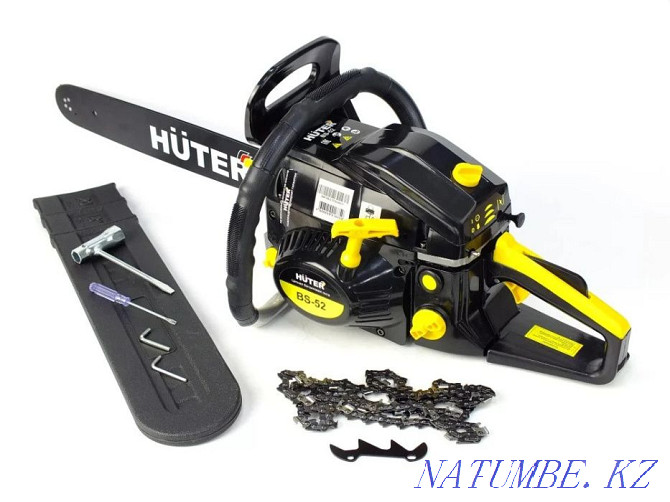 Chainsaw HUTER BS-52 guarantee German friendship saw petrol Almaty - photo 1