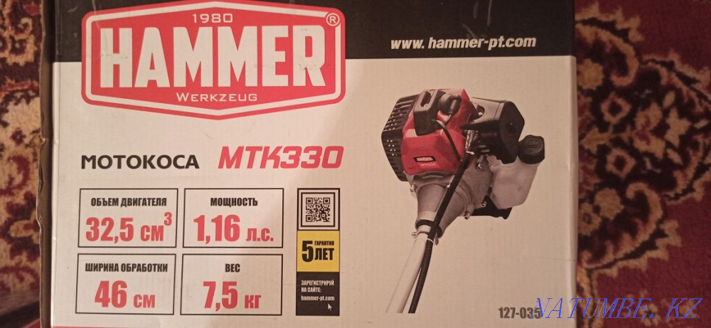 Lawn mower, lawn mower, trimer mtk330 Almaty - photo 1