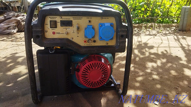 Generator 6.5 - 7 kW gasoline gas generator engine chabanka Almaty - photo 1