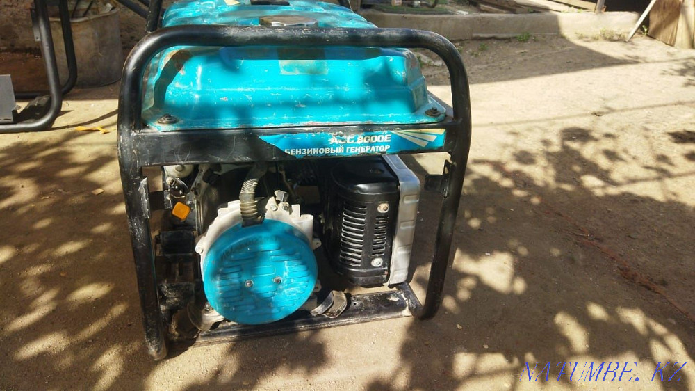 Generator 6.5 - 7 kW gasoline gas generator engine chabanka Almaty - photo 6