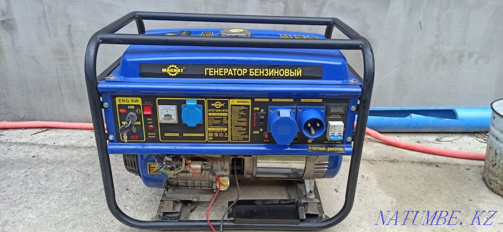 Продам генератор с автозапуском Магнат с АВР 7000 Алмалы - изображение 1