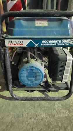 Бензиновый генератор ALTECO AGG-8000TE DUO / 6.5квт / 220/380В Астана
