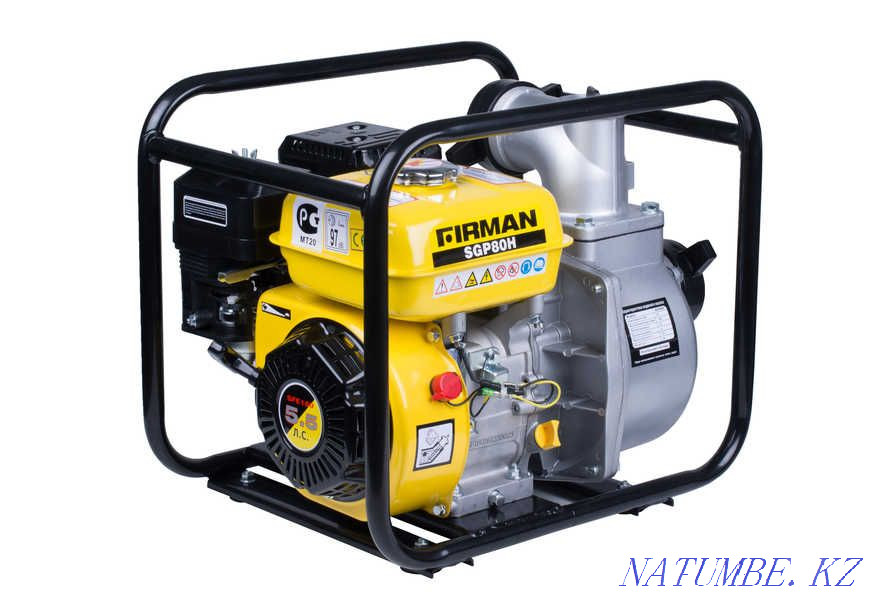 Мотопомпа бензиновая SGP80H, Доставка Астана - изображение 1