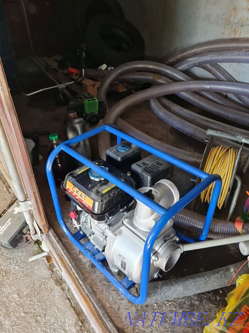 Мотопомпа с шлангами Алматы - изображение 2
