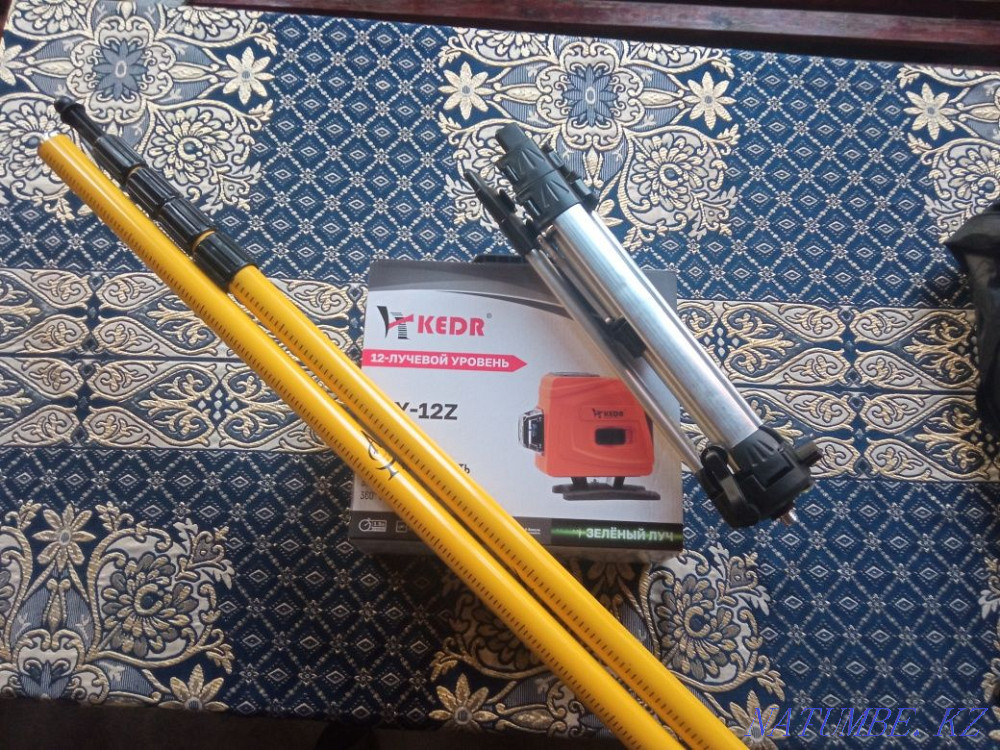 3D лазерный уровень + штатив 4м- распорка г.алматы Алматы - изображение 2