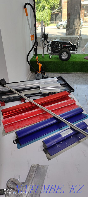 Шпатель механизированный моляр левкас распылитель шкурка шлифмашинка Алматы - изображение 8