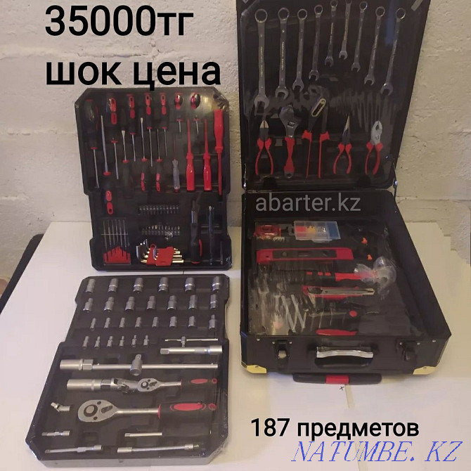 Набор инструментов ключей чемодан инструментов Partner 108 пр Алматы - изображение 6