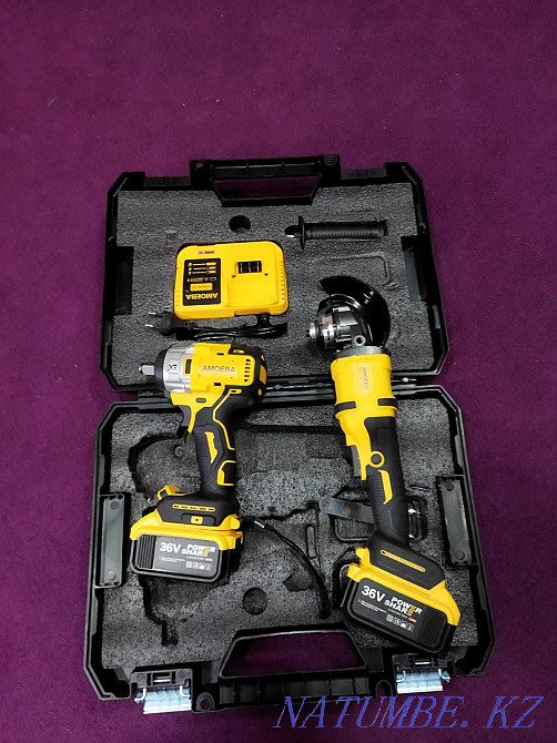 Гайковёрт + болгарка Набор инструментов с доставкой по РК Астана - изображение 1