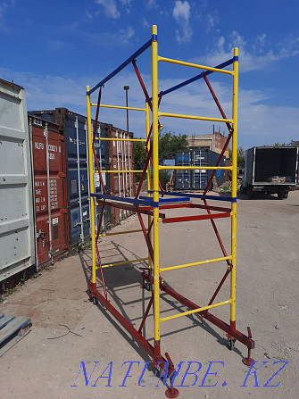 Tower 0.7 by 1.6, scaffolding with wheels Almaty - photo 3