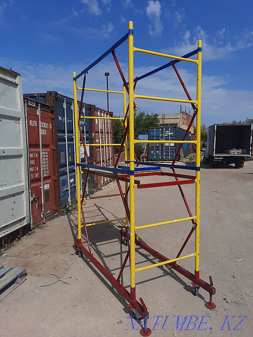 Tower 0.7 by 1.6, scaffolding with wheels Almaty - photo 3