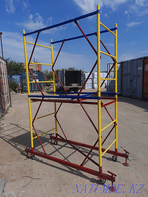 Tower 0.7 by 1.6, scaffolding with wheels Almaty - photo 5