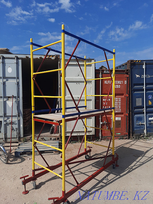 Tower 0.7 by 1.6, scaffolding with wheels Almaty - photo 2