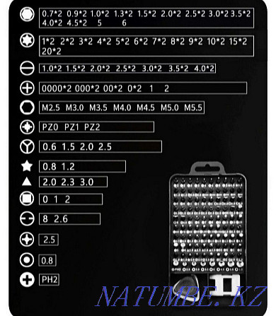 Screwdriver with 100 bits Urochishche Talgarbaytuma - photo 7