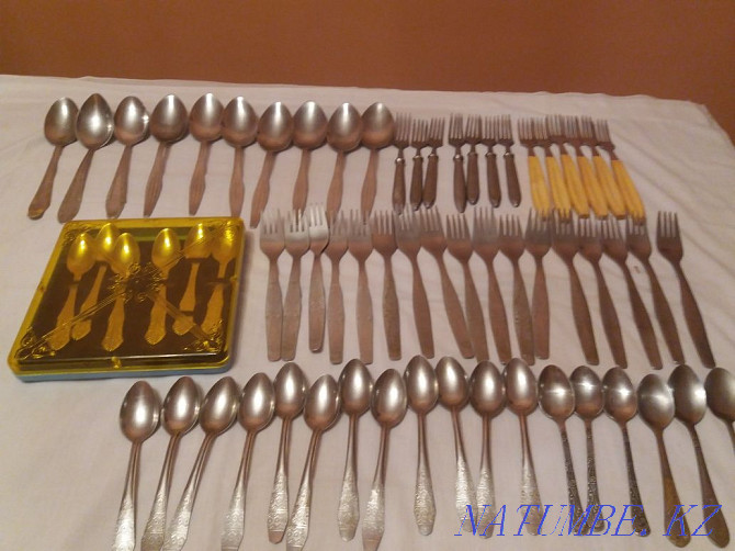 Продаются столовые вилки,ложки,чайные ложки Атырау - изображение 2