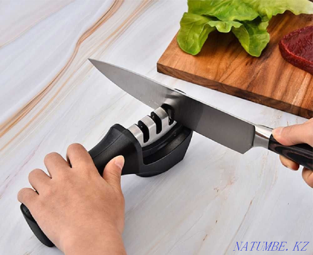 Manual knife sharpener 3 in 1. Almaty - photo 7