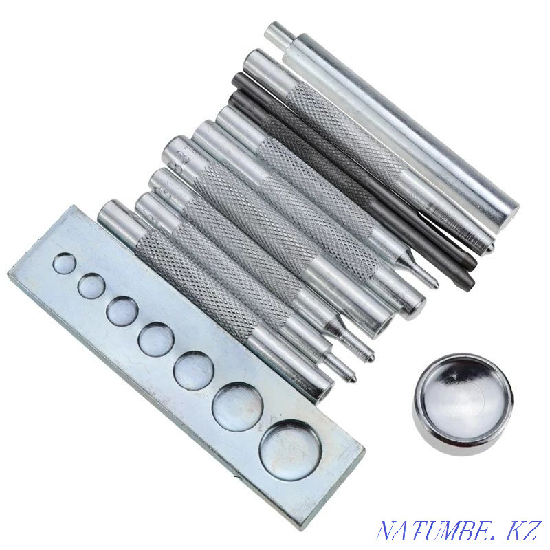 Инструменты для установки кнопок ,заклёпок ,люверсов,пробойники Павлодар - изображение 6