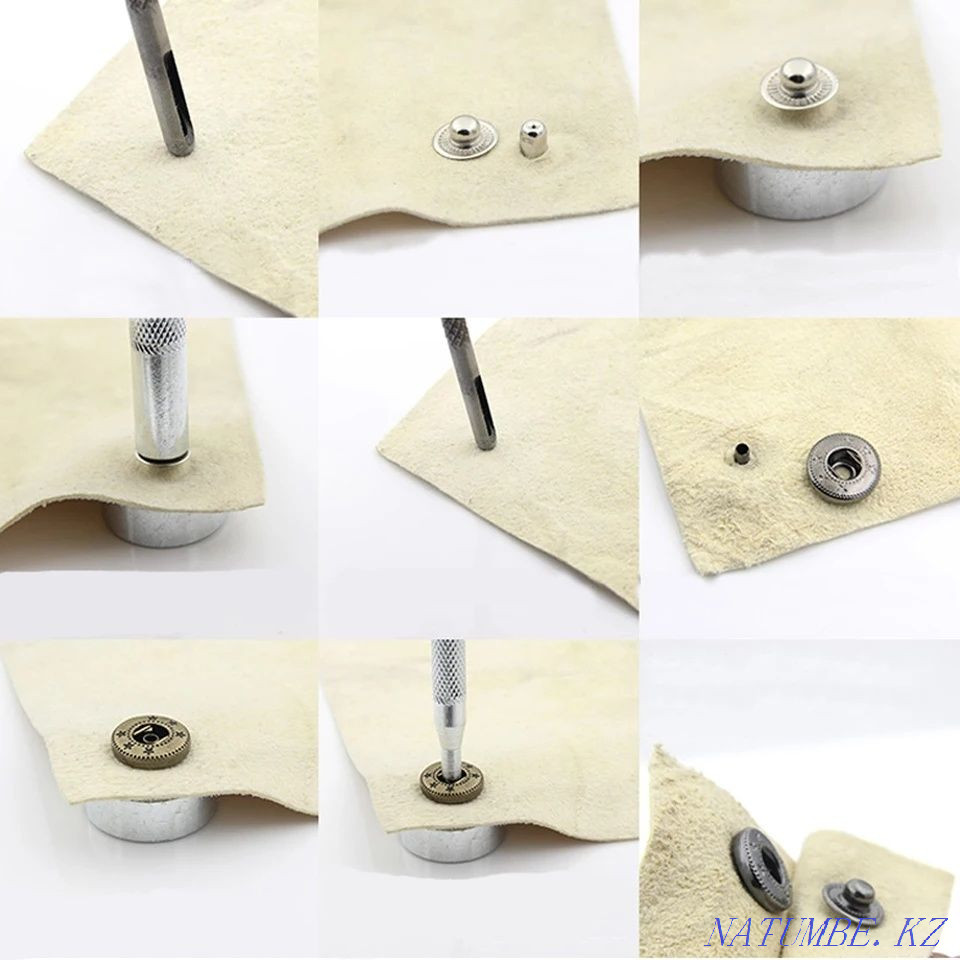 Инструменты для установки кнопок ,заклёпок ,люверсов,пробойники Павлодар - изображение 1