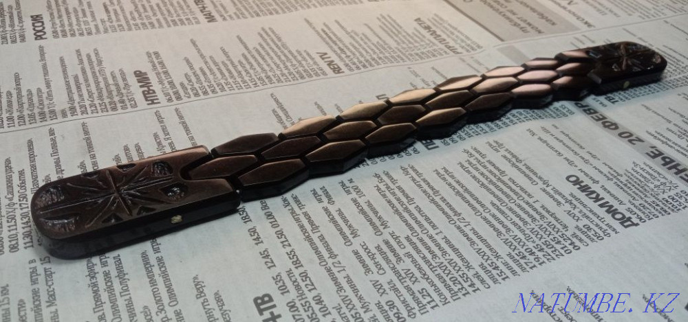 Четки перекидные из эбонита ручной работы мазайка Рудный - изображение 4