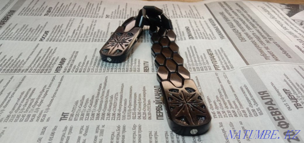 Четки перекидные из эбонита ручной работы мазайка Рудный - изображение 1