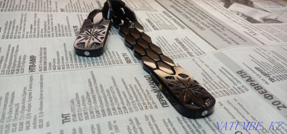 Четки перекидные из эбонита ручной работы мазайка Рудный - изображение 5