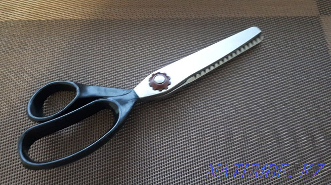 Scissors standard zig-zag 5 mm. With stainless steel. Astana - photo 2