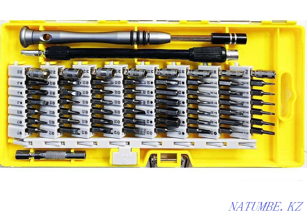 Screwdriver set with bits for repairing household appliances, electronics Astana - photo 2