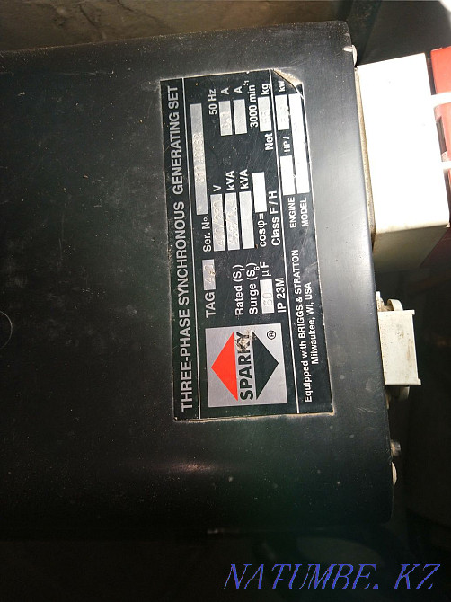 8000/day Three-phase gasoline generator Taraz - photo 3