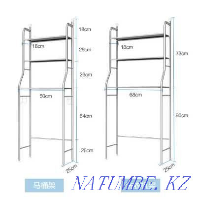 Shelf over washing rack Shelves Wardrobe shelves Rack rack Petropavlovsk - photo 4