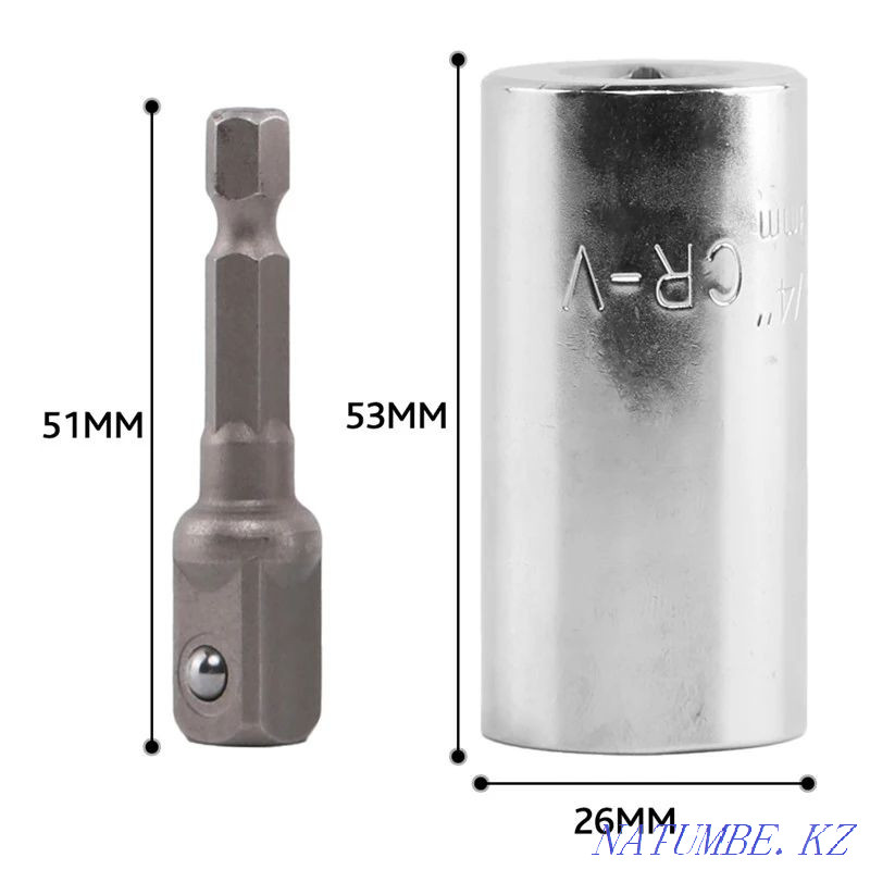 Universal head 7-19mm to work with any kind of bit fastener Petropavlovsk - photo 4