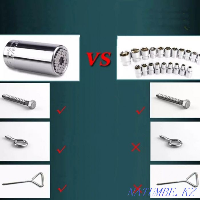 Universal head 7-19mm to work with any kind of bit fastener Petropavlovsk - photo 2