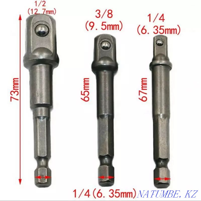 Universal head 7-19mm to work with any kind of bit fastener Petropavlovsk - photo 5