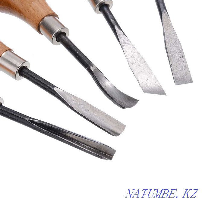 Hand tool for wood carving 5 pcs. Almaty - photo 7