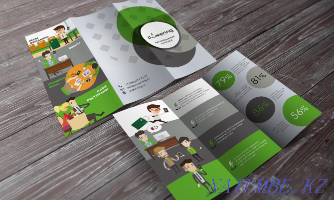 Business cards, Booklets, Flyers, Logos, Banners Ust-Kamenogorsk - photo 2