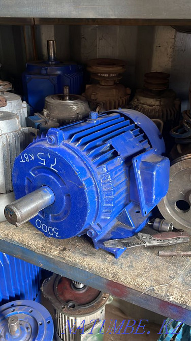Электродвигатель асинхронный трехфазный редуктор вытяжка насос квт 380 Актау - изображение 7