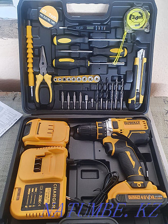 Stock ! ! ! Screwdriver 21v with a set. Delivery. Creedit. Astana - photo 1