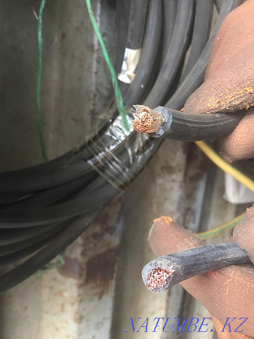 I will sell, welding cable, cable 5*25 VVG Almaty - photo 1