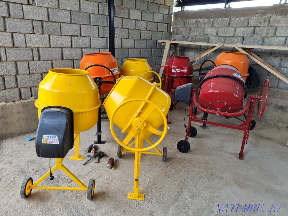 Акция !Бетономешалка гарантия 1 год фундамент стяжка 180л 200л 220л Шымкент - изображение 1