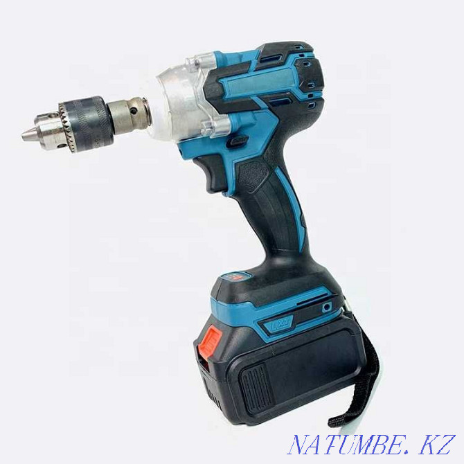 Impact wrench with two batteries Makita design with delivery across the Republic of Kazakhstan Astana - photo 2