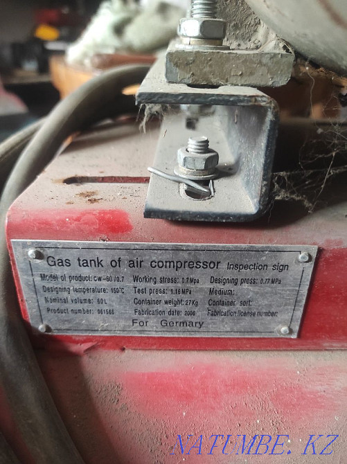 Продам компрессора 60 литров .пневмонабор для компрессора Уральск - изображение 2