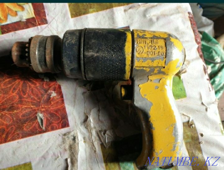 Пневмо дрель производство СССР Мичуринское - изображение 1