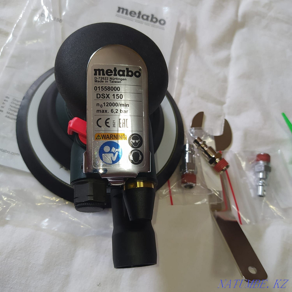 Пневматическая эксцентриковая шлифмашина Metabo DSX 150 Павлодар - изображение 2